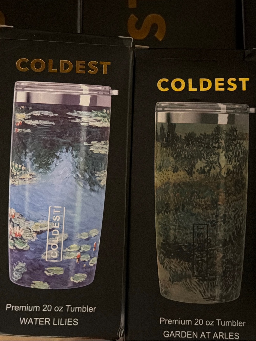 COLDEST Water Lilies and Garden at Arles 20 oz Tumblers